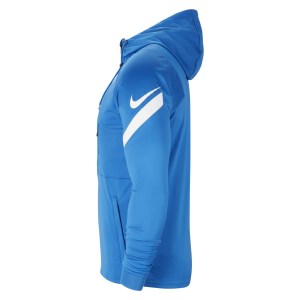 Nike Strike Dri-FIT Full-Zip Hooded Jacket (M) Royal Blue-White-White