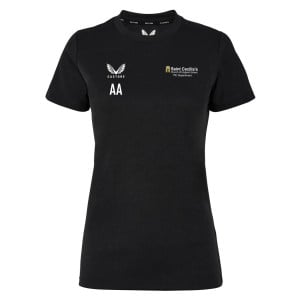 Castore Short Sleeve Training Tee (W) - Black/White