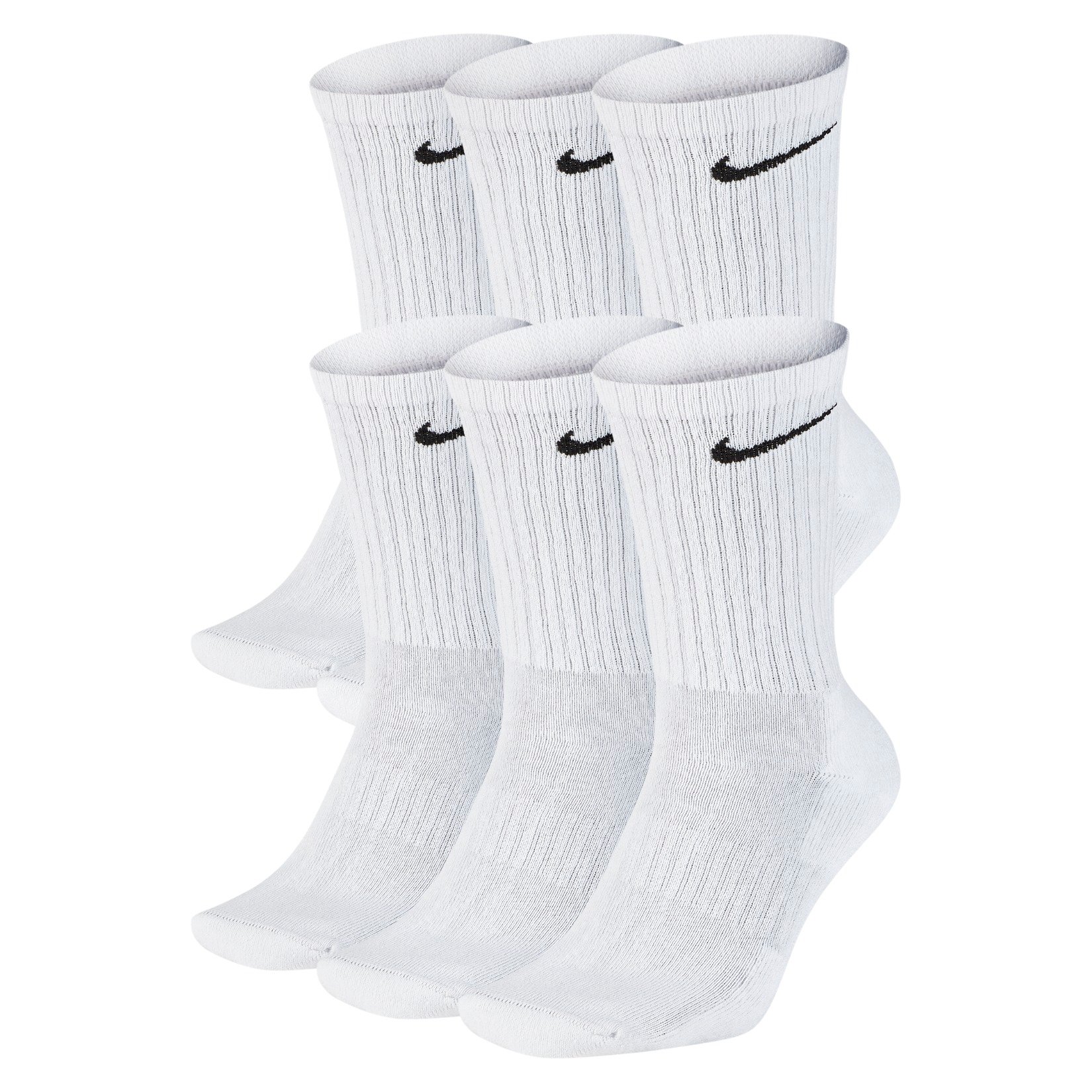 Nike Everyday Cushioned Training Crew Socks (6 Pairs) - Kitlocker.com