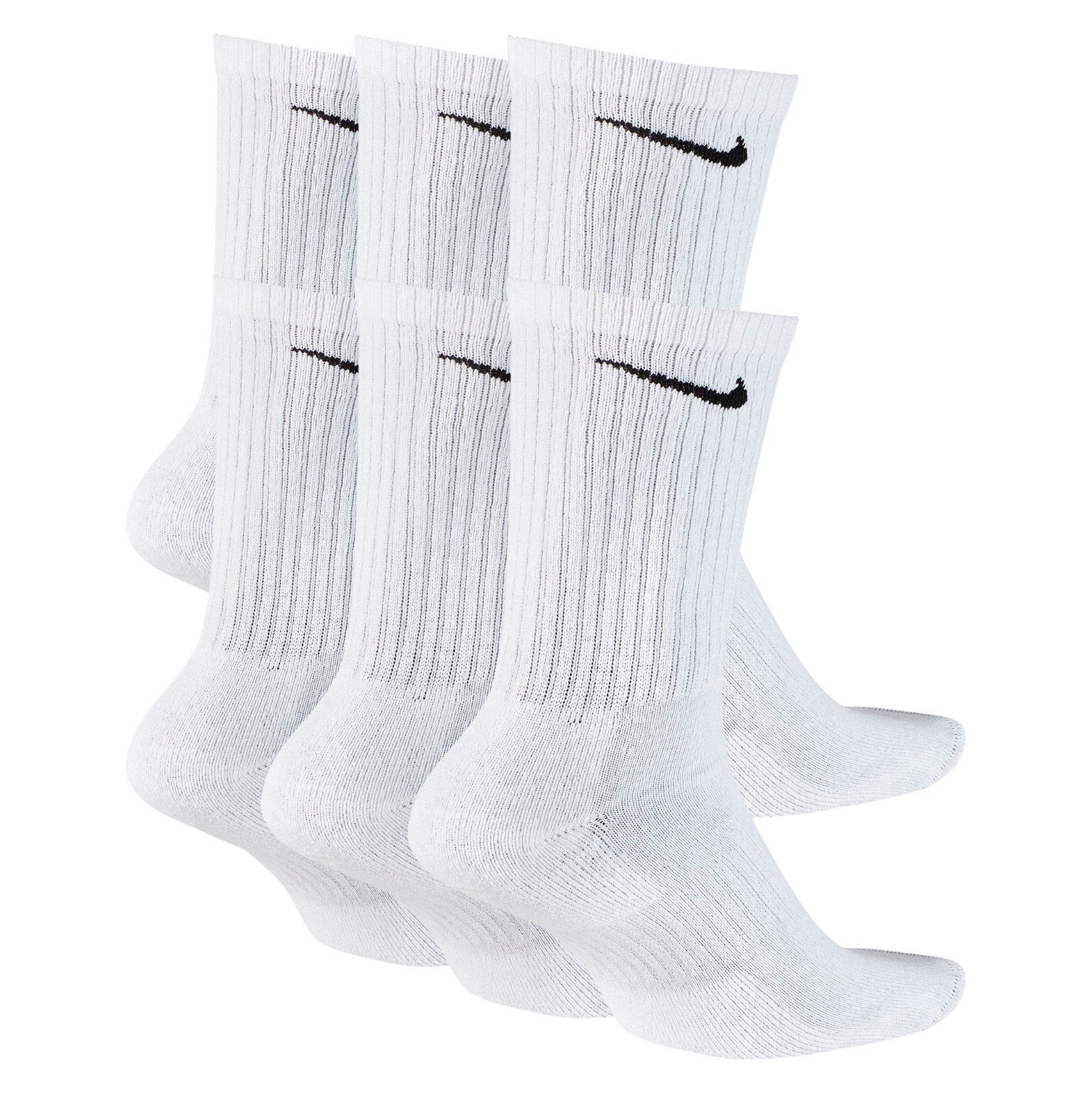 Nike Everyday Cushioned Training Crew Socks (6 Pairs) - Kitlocker.com