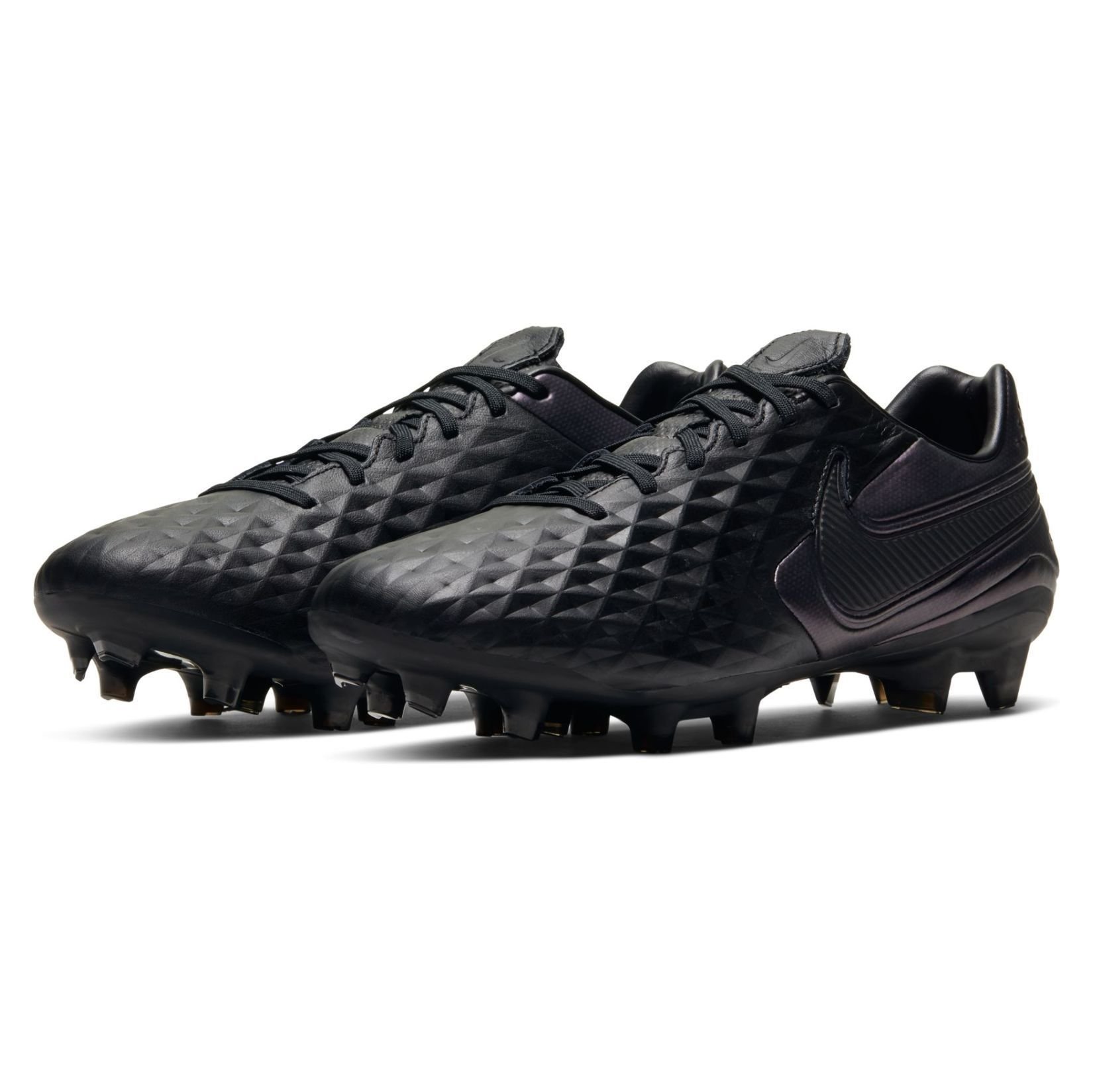 nike black leather football boots