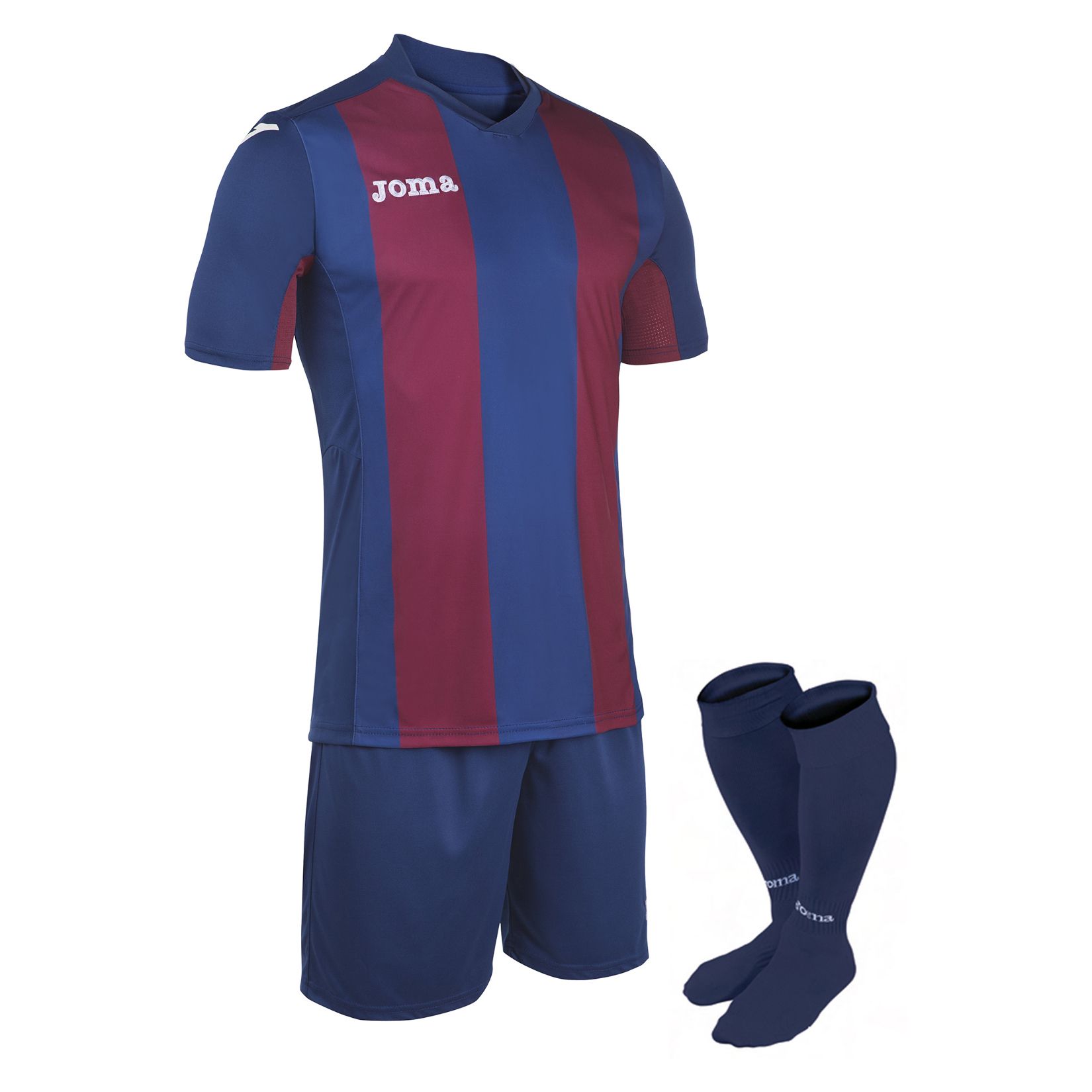 Joma Pisa Football Short Sleeve Kit Set (Shirt Shorts Socks) - Kitlocker.com