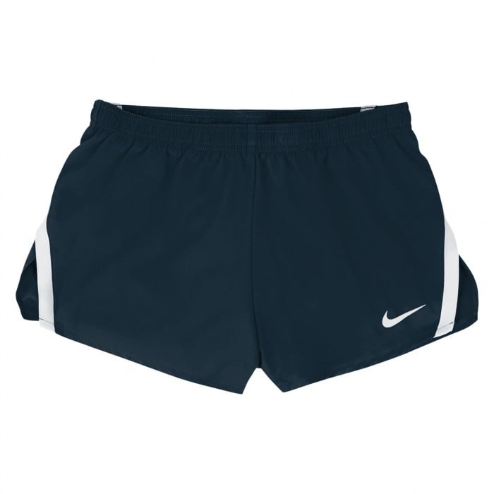 Nike Womens Team Stock Fast 2 Inch Short (M) Obsidian-White