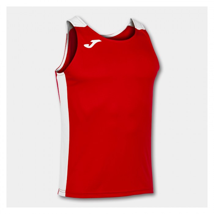 Joma Record II Running Vest Red-White