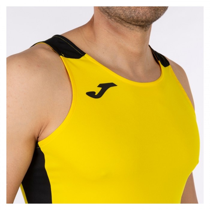 Joma Record II Running Vest Yellow-Black