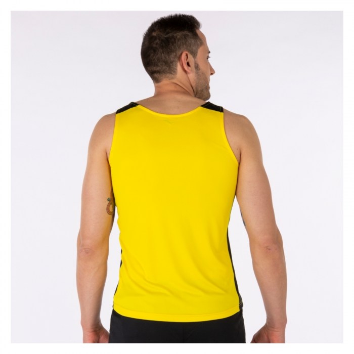 Joma Record II Running Vest Yellow-Black