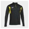 Joma Winner III Half-Zip Sweatshirt Black-Yellow