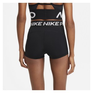 Nike Pro Womens 3 Inch Shorts Black-White