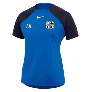 Nike Womens Academy Pro Short Sleeve Tee (W) Royal Blue-Obsidian-White