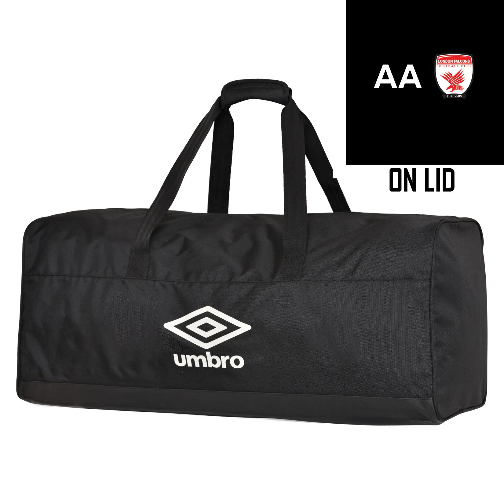 Umbro Teamwear Holdall - BLACK/WHITE