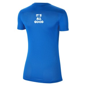 Nike Womens Park VII Dri-FIT Short Sleeve Shirt (W) Royal Blue-White