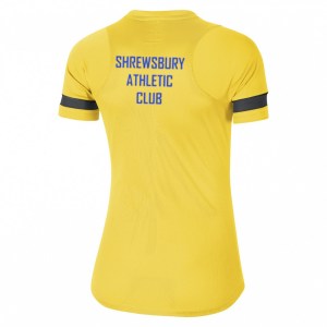 Nike Dri-FIT Academy Short Sleeve Tee (W) Tour Yellow-Black-Anthracite-Black