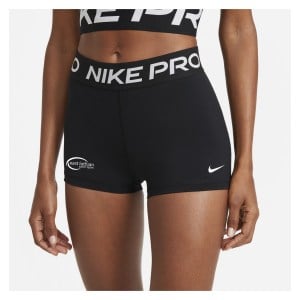 Nike Pro Womens 3 Inch Shorts - Black/White